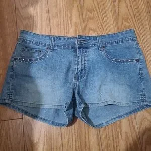 Angels Shorts Angels Blue Denim Womens Shorts Poshmark